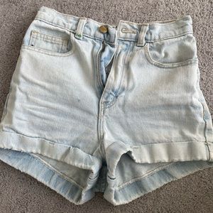 American apparel high waisted shorts